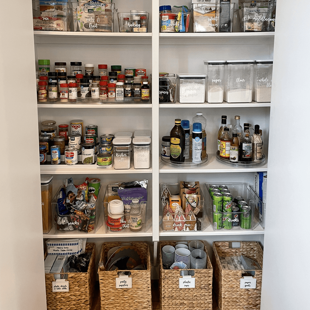 Organized Pantry in Kitchen in Houston, TX